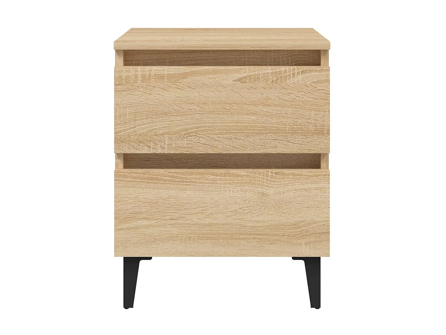 Nachtkastjes 2 stuks Sonoma eiken 40x35x50 cm Spaanplaat