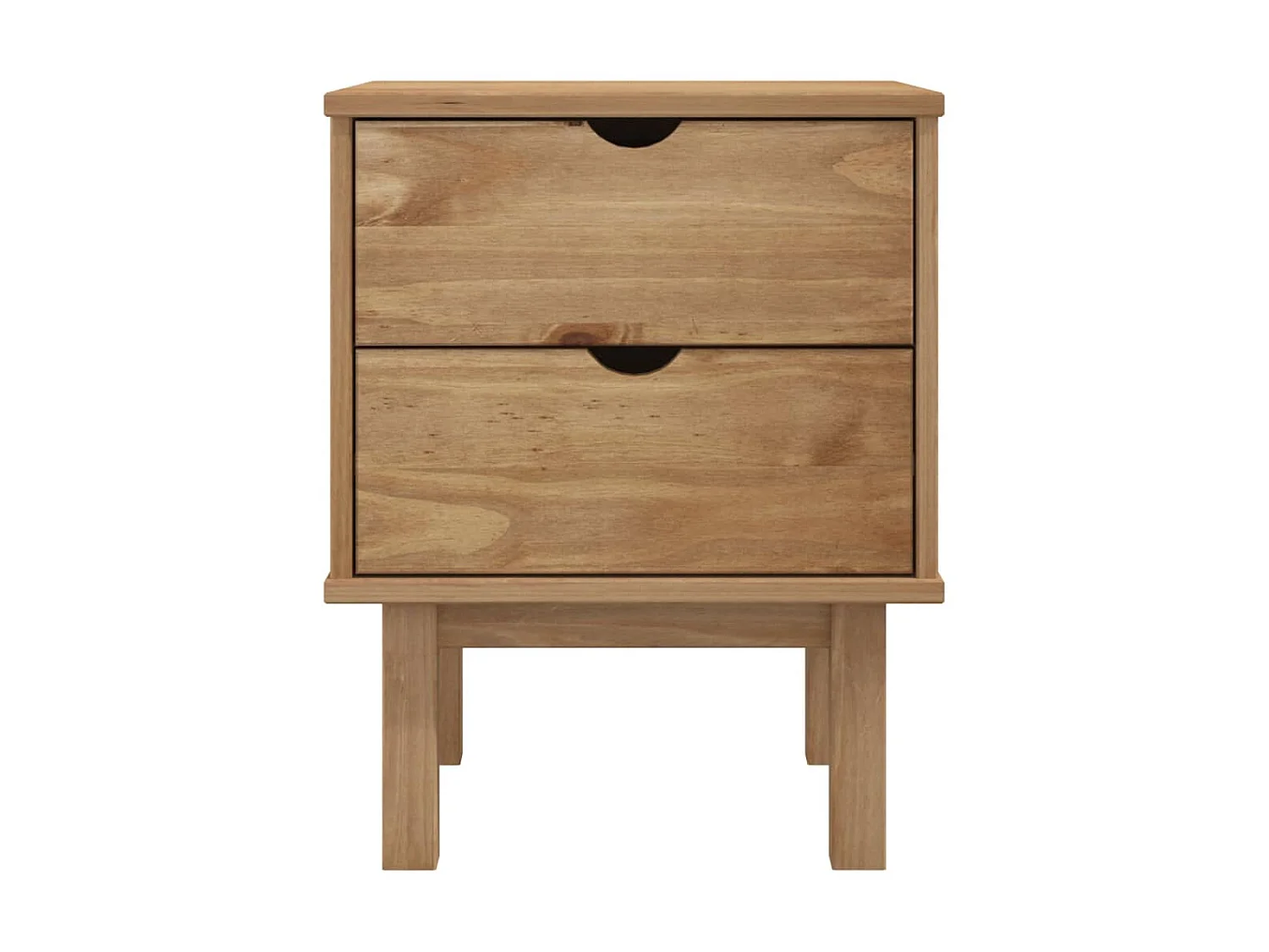 Table de chevet OTTA 46x39,5x57 cm Bois de pin massif