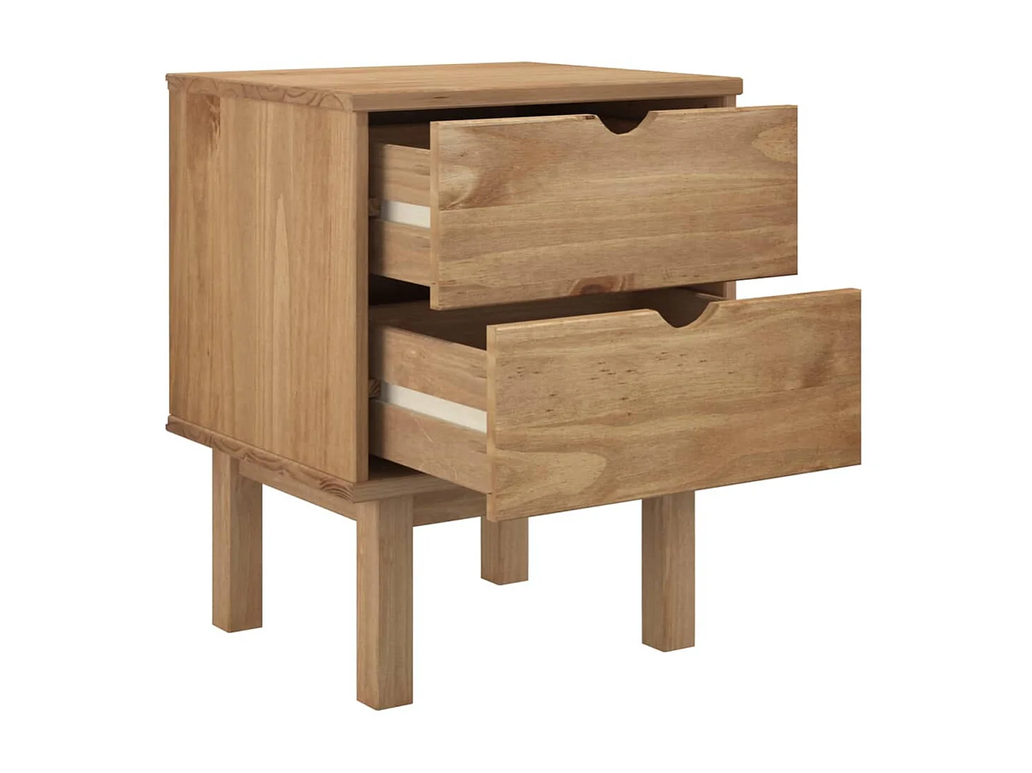 Table de chevet OTTA 46x39,5x57 cm Bois de pin massif