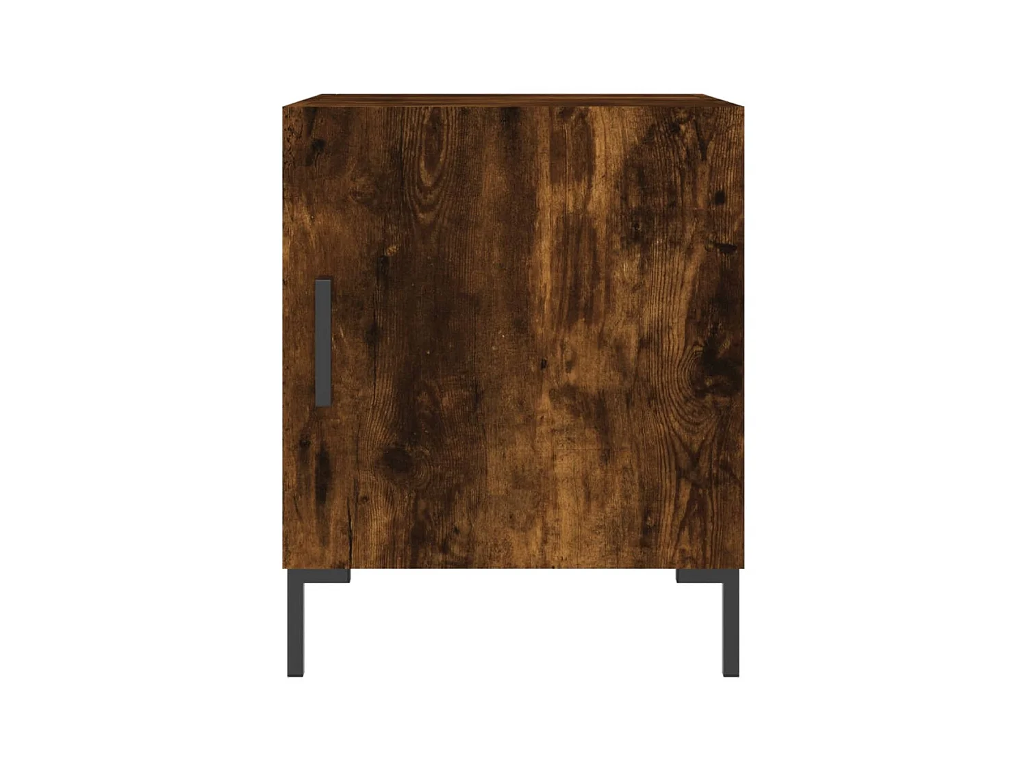 Nachtkastjes 2 stuks gerookt eiken 40x40x50 cm samengesteld hout