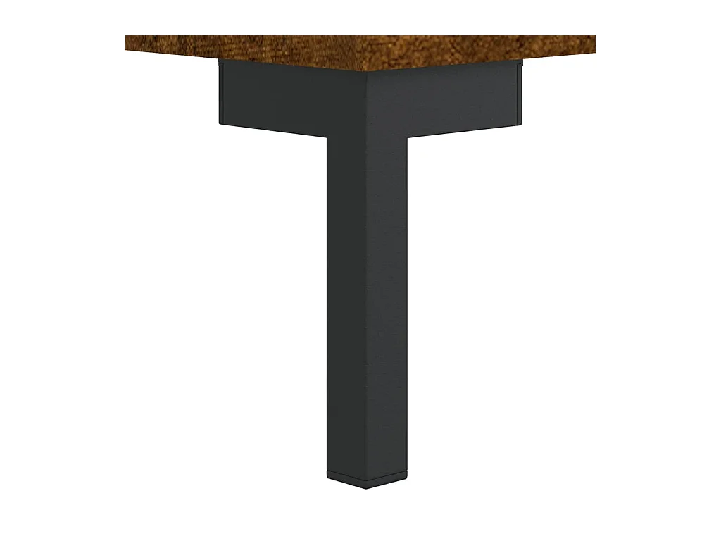 Nachtkastjes 2 stuks gerookt eiken 40x40x50 cm samengesteld hout