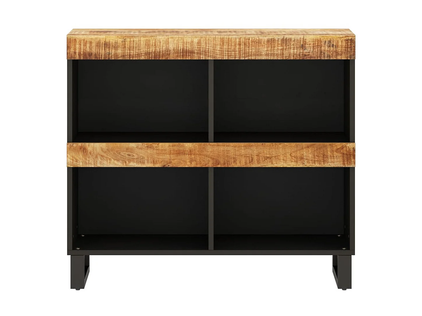 Mobile laterale 85x33x75 cm in legno massello di mango