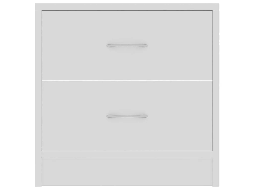 Mesita de noche Blanco 40x30x40 cm Madera contrachapada