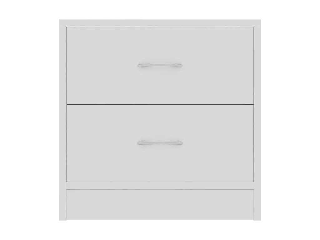 Table de chevet Blanc 40x30x40 cm Bois d'ingénierie