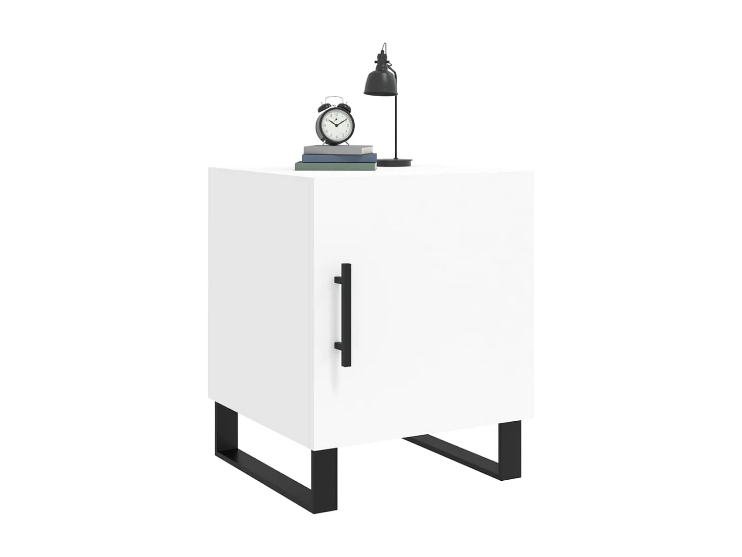 Comodini 2 pezzi bianco 40x40x50 cm in MDF