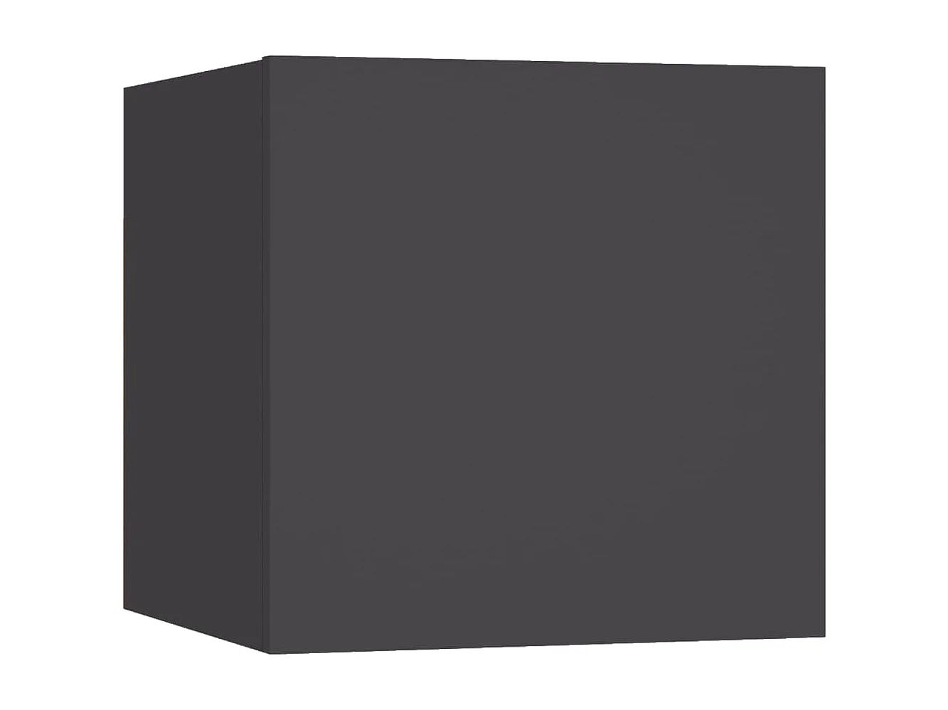 Table de chevet Gris 30,5x30x30 cm Aggloméré