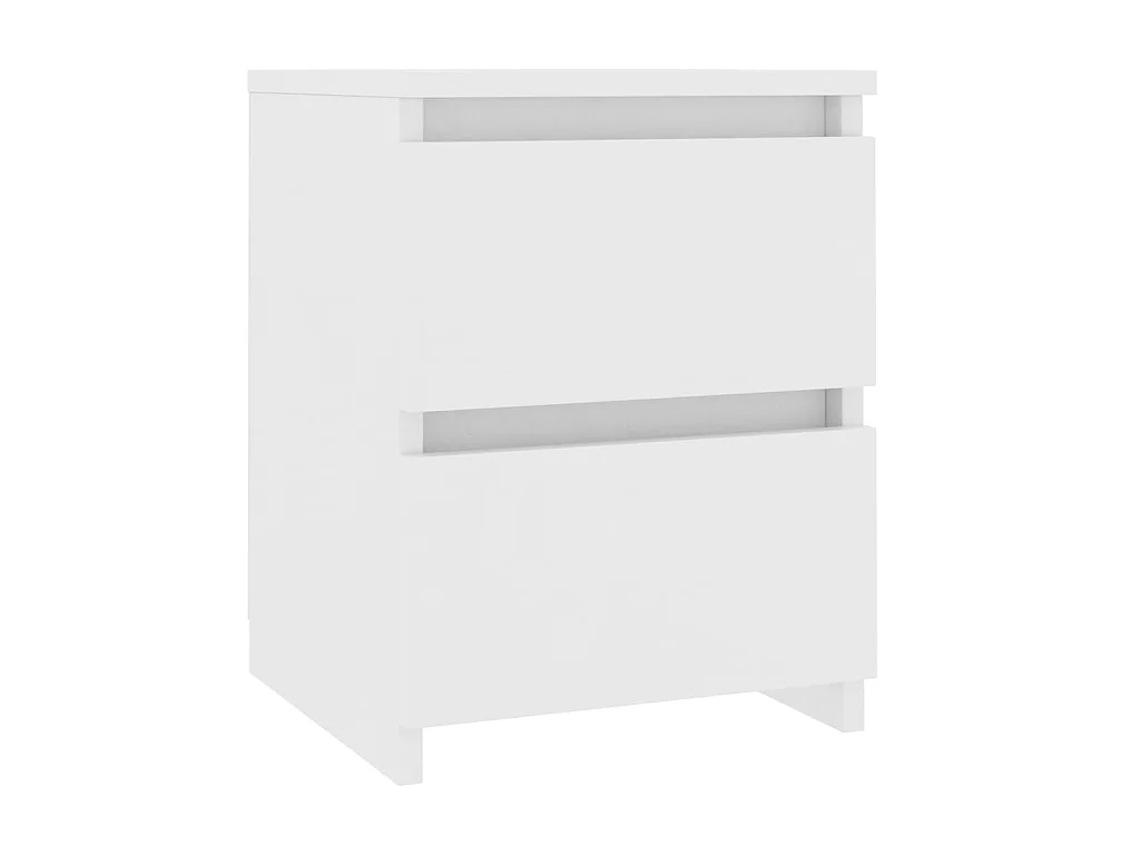Comodino Bianco 30 x 30 x 40 cm MDF