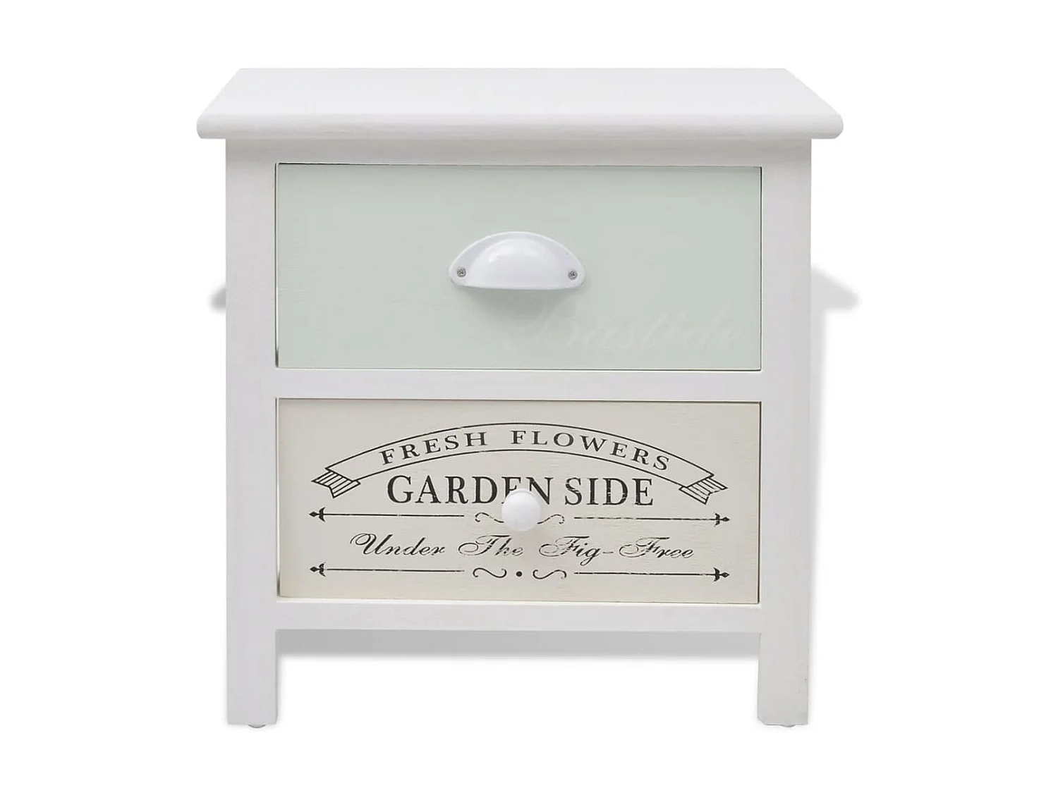 Comodino in stile francese 2 pz. Legno