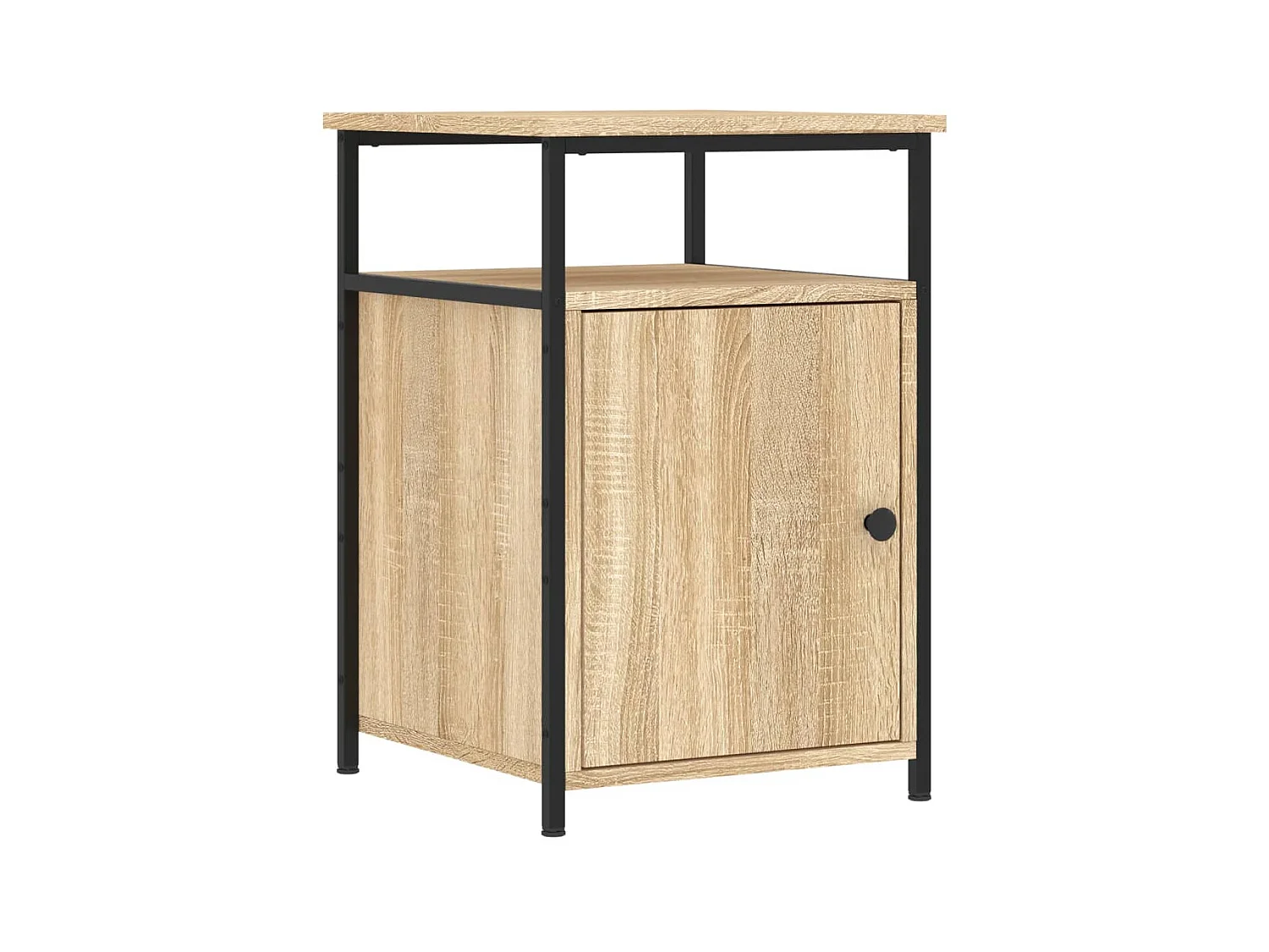 Table de chevet chêne sonoma 40x42x60 cm bois d'ingénierie