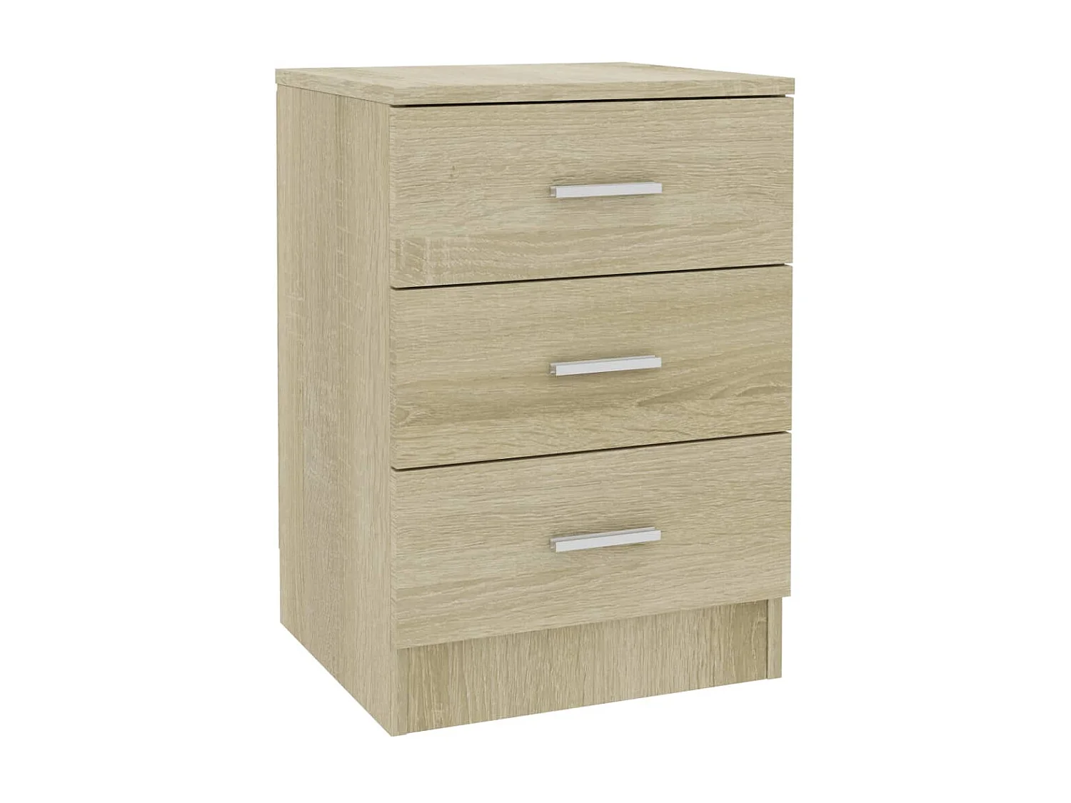 Table de chevet Chêne Sonoma 38x35x56 cm Aggloméré