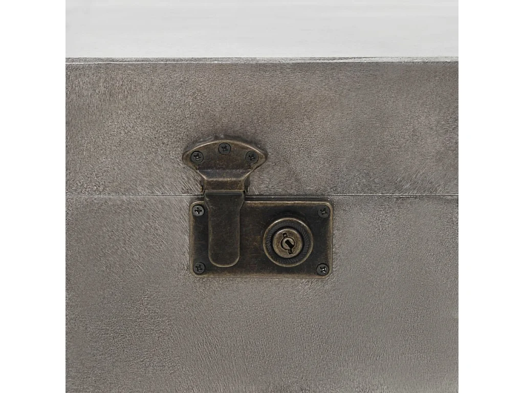 Mesa de centro MDF dorado y aluminio 102 x 51 x 47,5 cm