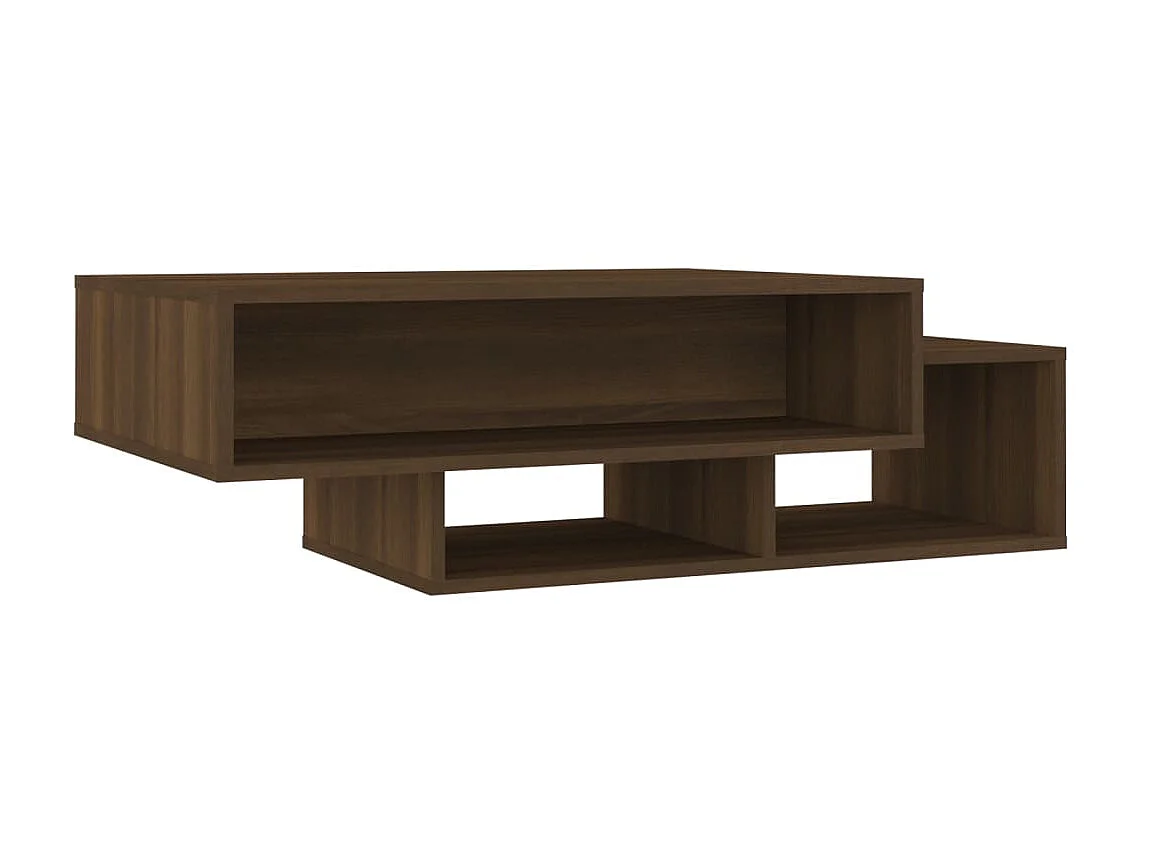 Table basse Chêne marron 105x55x32 cm Bois d'ingénierie