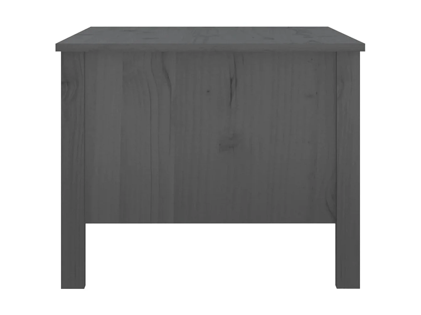 Gold Salontafel Grijs 100x50x40 cm Massief grenenhout