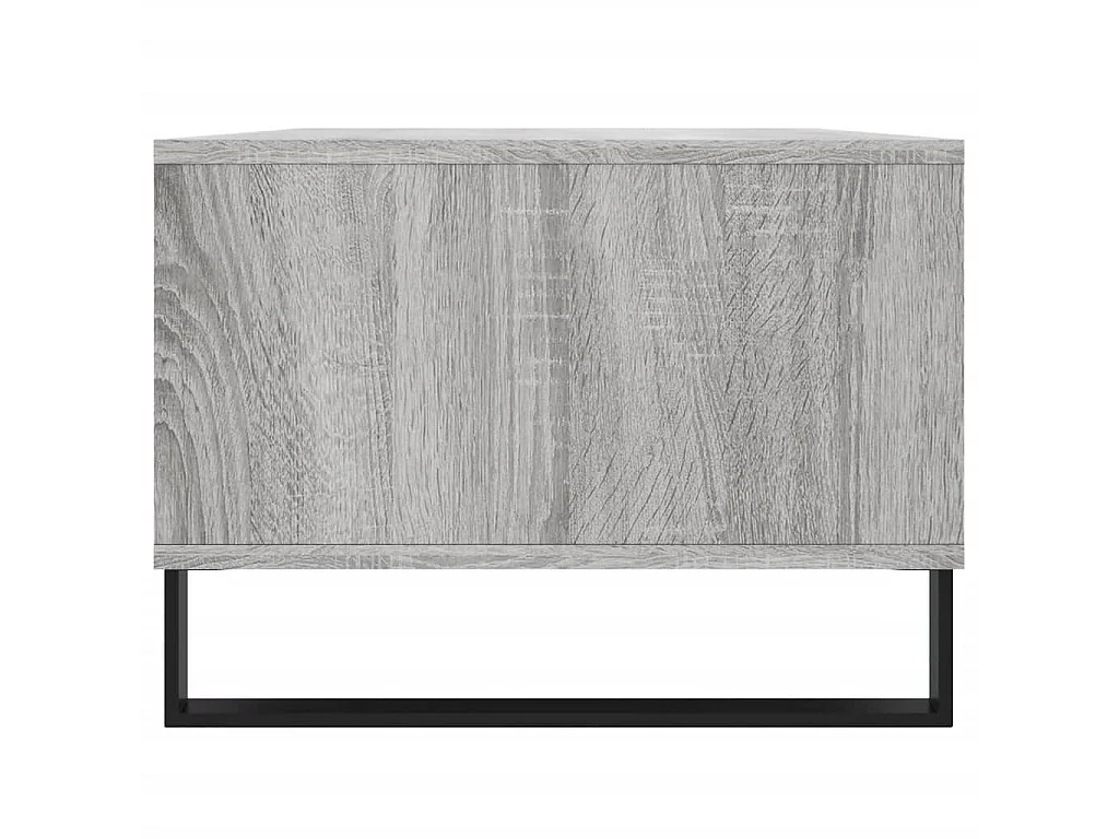 Mesa de centro cinza Gold Sonoma 90x50x36,5 cm Madeira trabalhada