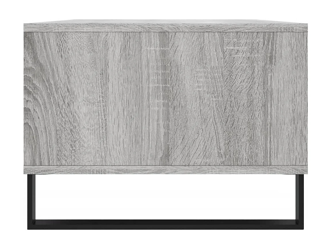 Gouden Sonoma grijze salontafel 90x50x36,5 cm Bewerkt hout