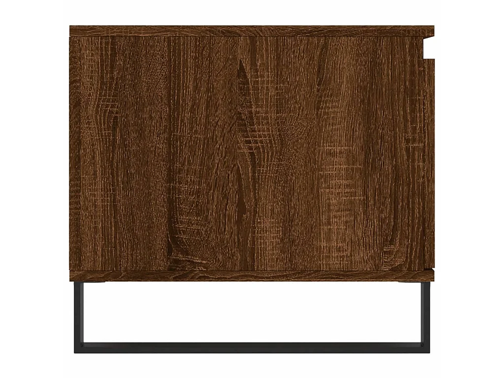 Table basse Chêne marron 100x50x45 cm Bois d'ingénierie