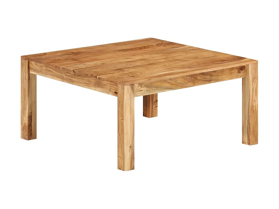 Table basse 80x80x40 cm Bois d'acacia massif