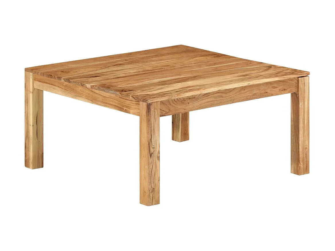 Table basse 80x80x40 cm Bois d'acacia massif