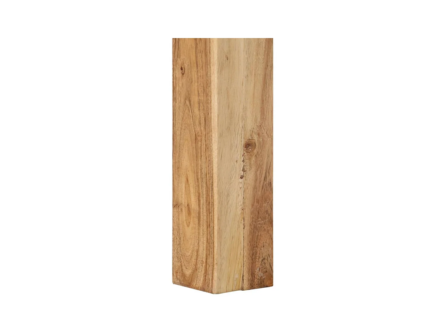 Goud Salontafel 80x80x40 cm Massief acaciahout