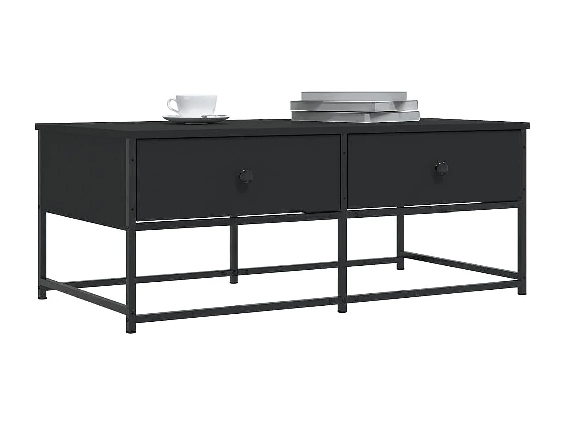 Gold Salontafel zwart 100x51x40 cm samengesteld hout