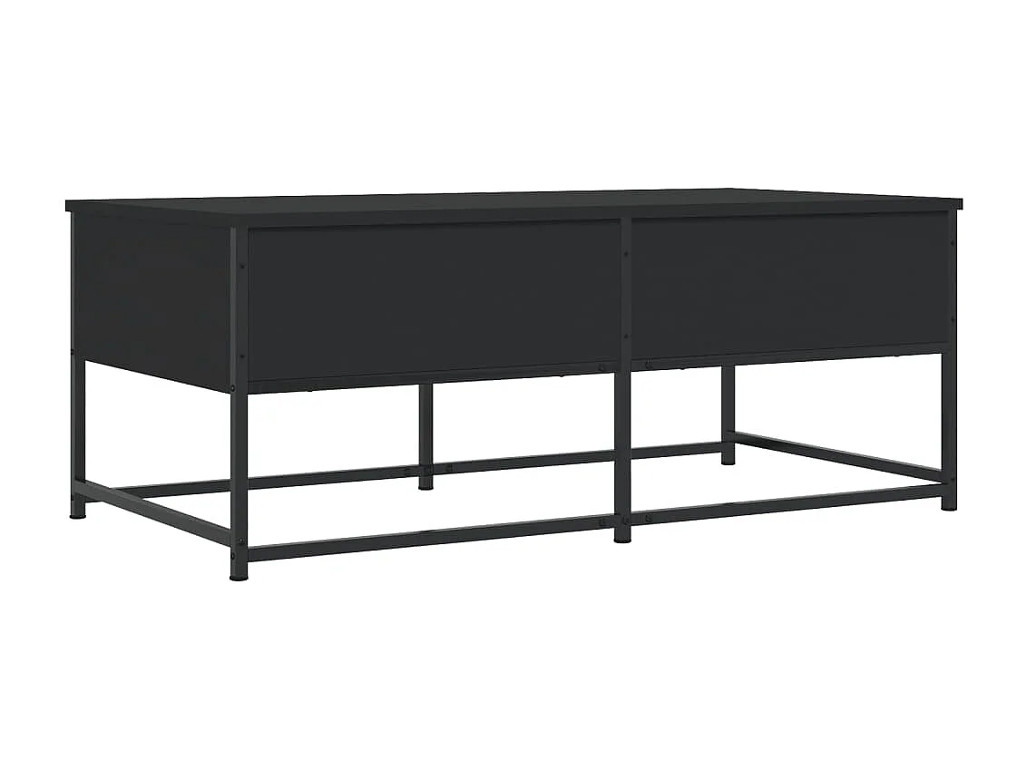 Gold Salontafel zwart 100x51x40 cm samengesteld hout