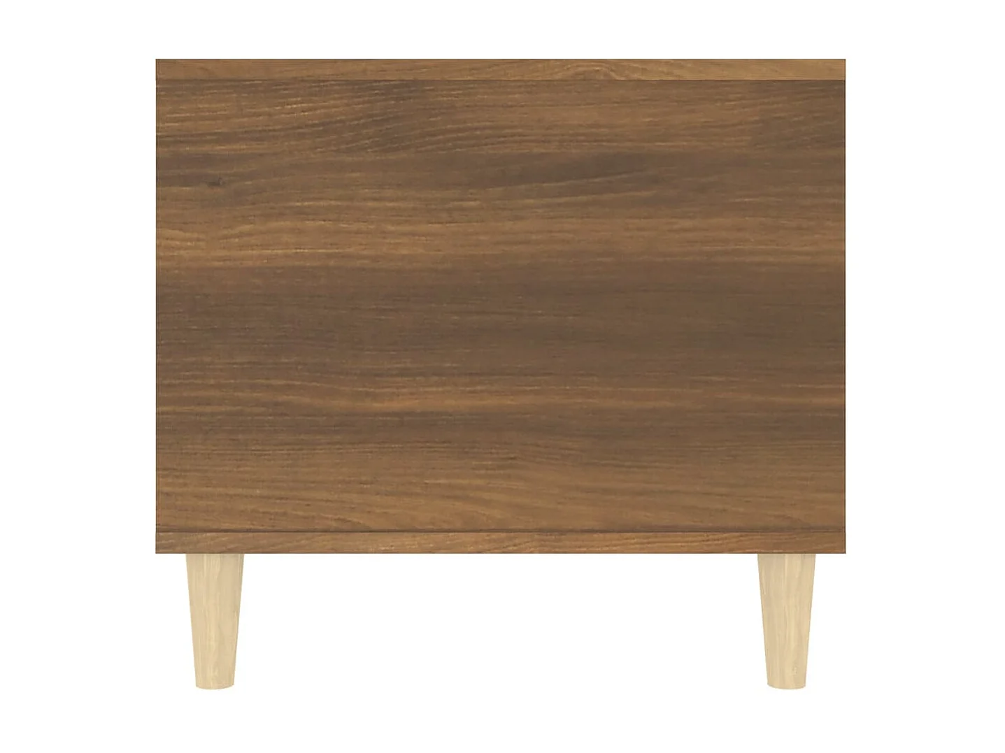 Mesa de centro dourada Carvalho castanho 90x49x45 cm Madeira artificial