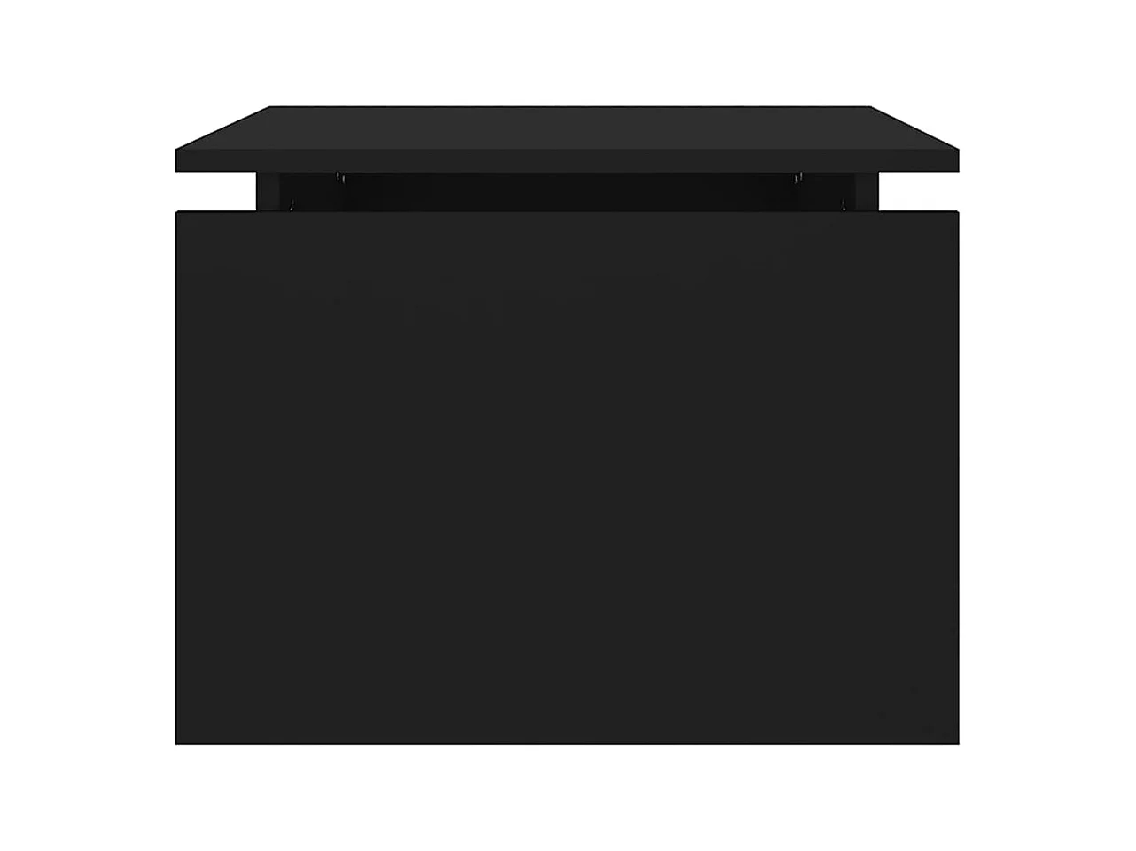 Gold Salontafel Zwart 68x50x38 cm Spaanplaat