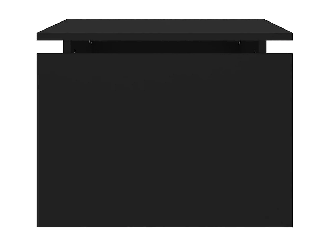 Gold Salontafel Zwart 68x50x38 cm Spaanplaat