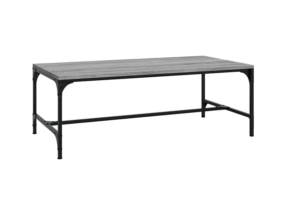 Gold Sonoma grijze salontafel 80x50x35 cm Bewerkt hout