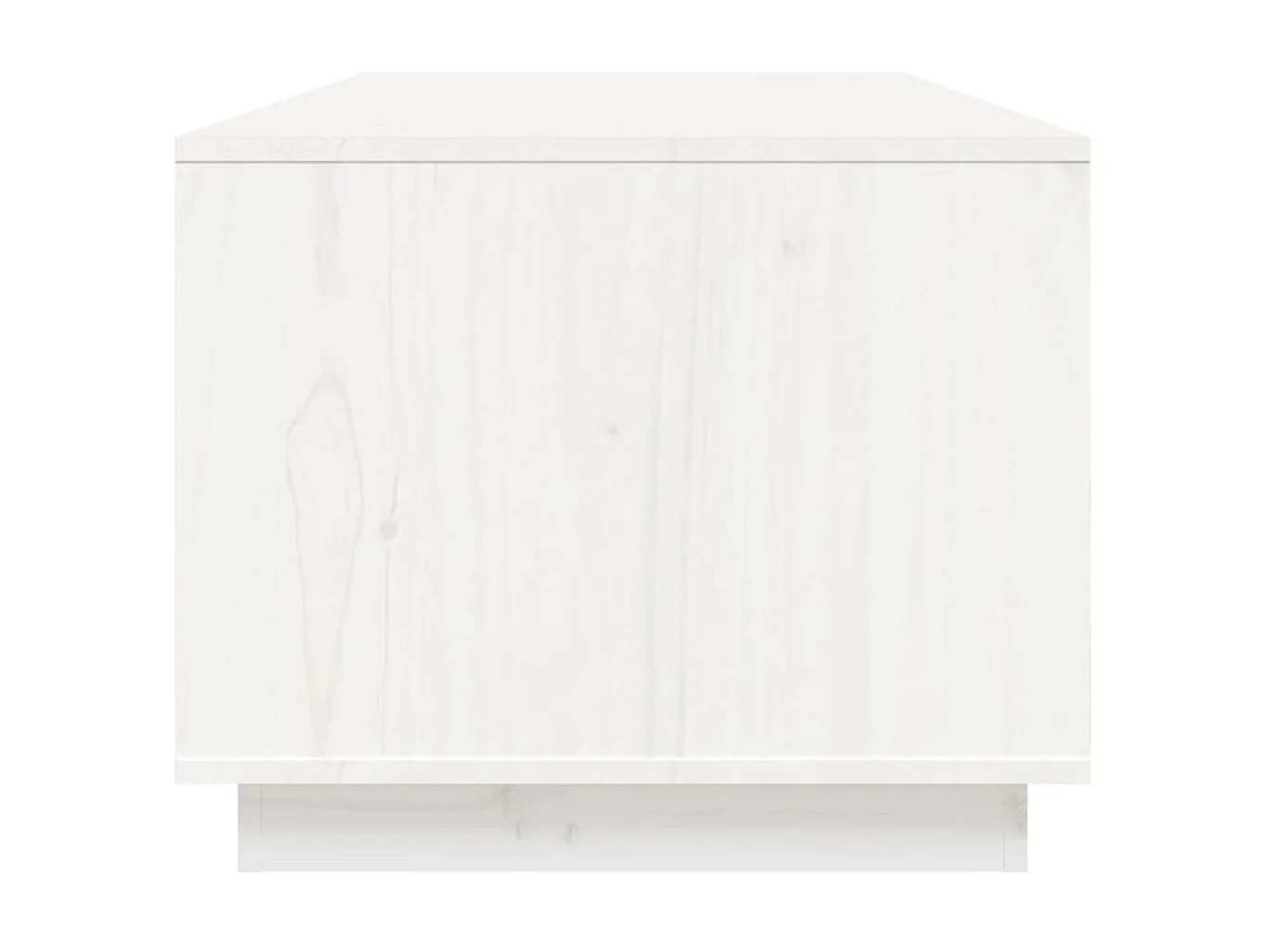 Gold Salontafel Wit 100x50x41 cm Massief grenenhout