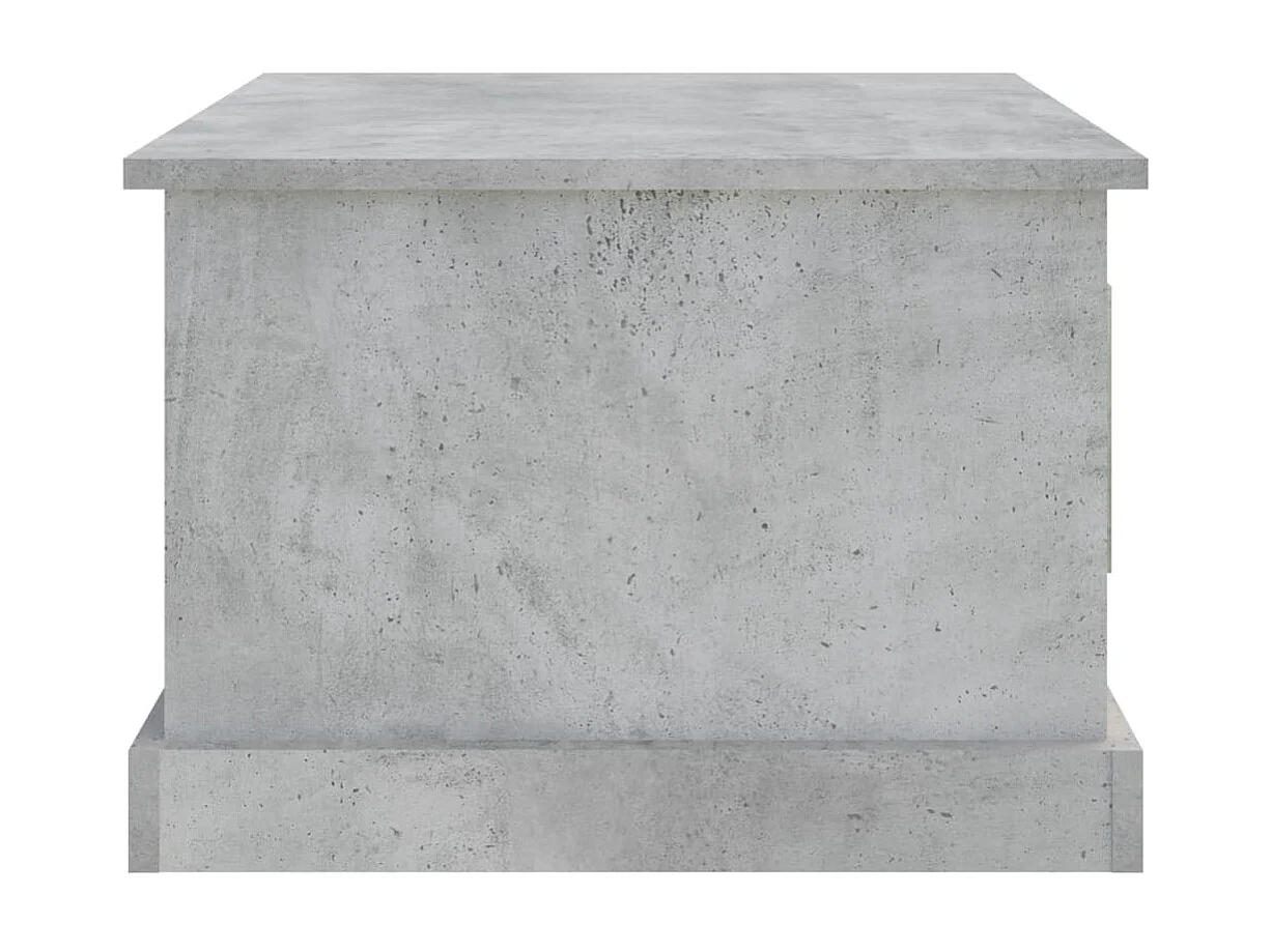 Tavolino Gold Concrete grigio 50x50x35 cm in derivati del legno