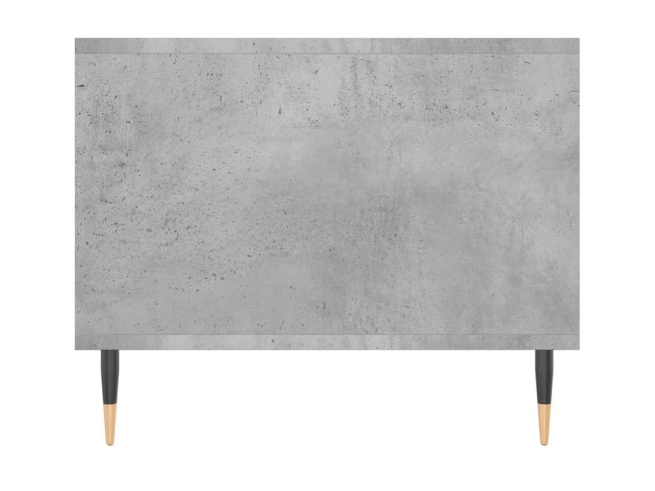 Tavolino Gold Concrete grigio 102x50x40 cm in derivati del legno