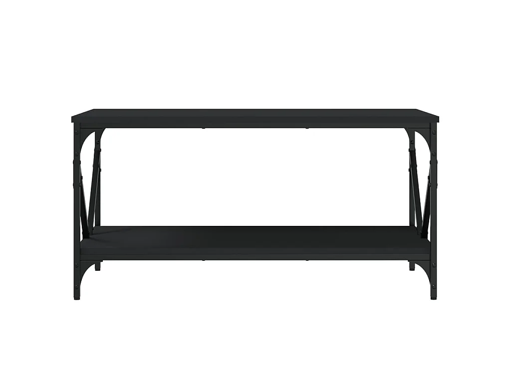 Gold Salontafel zwart 90x50x45 cm samengesteld hout