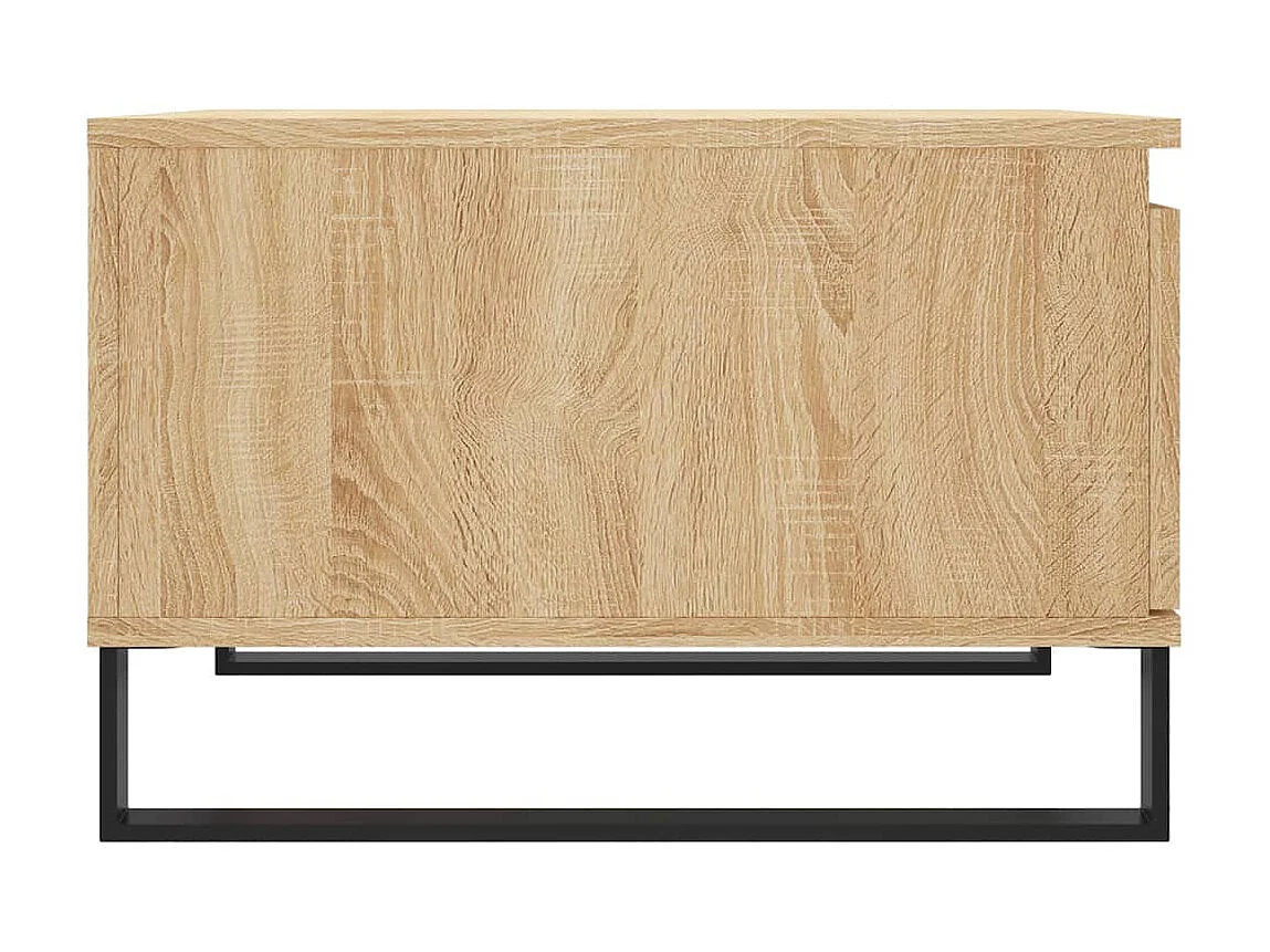 Tavolino in rovere Sonoma 55x55x36,5 cm in multistrato