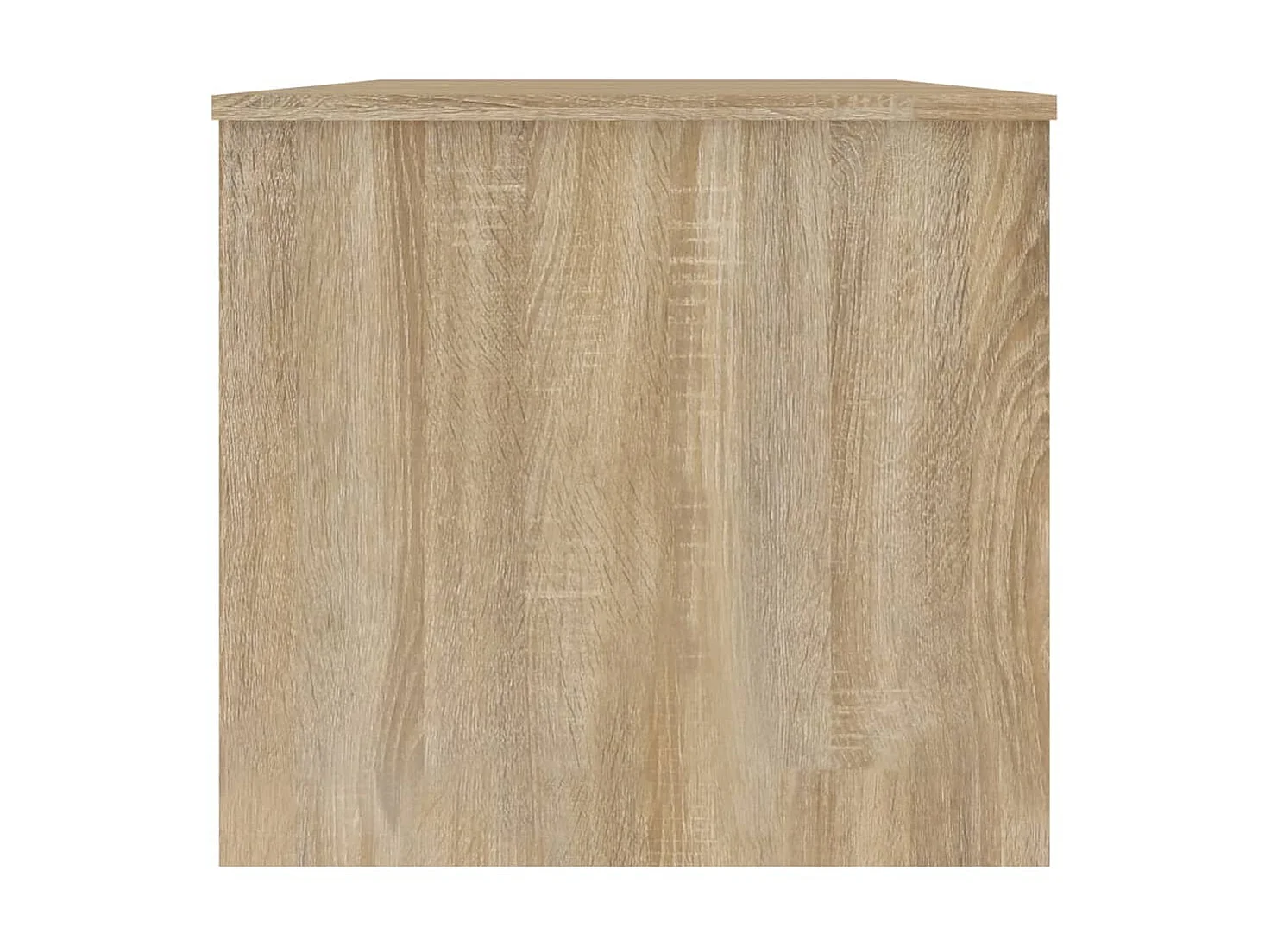 Gold Couchtisch Sonoma-Eiche 102x50,5x46,5 cm Holzwerkstoff