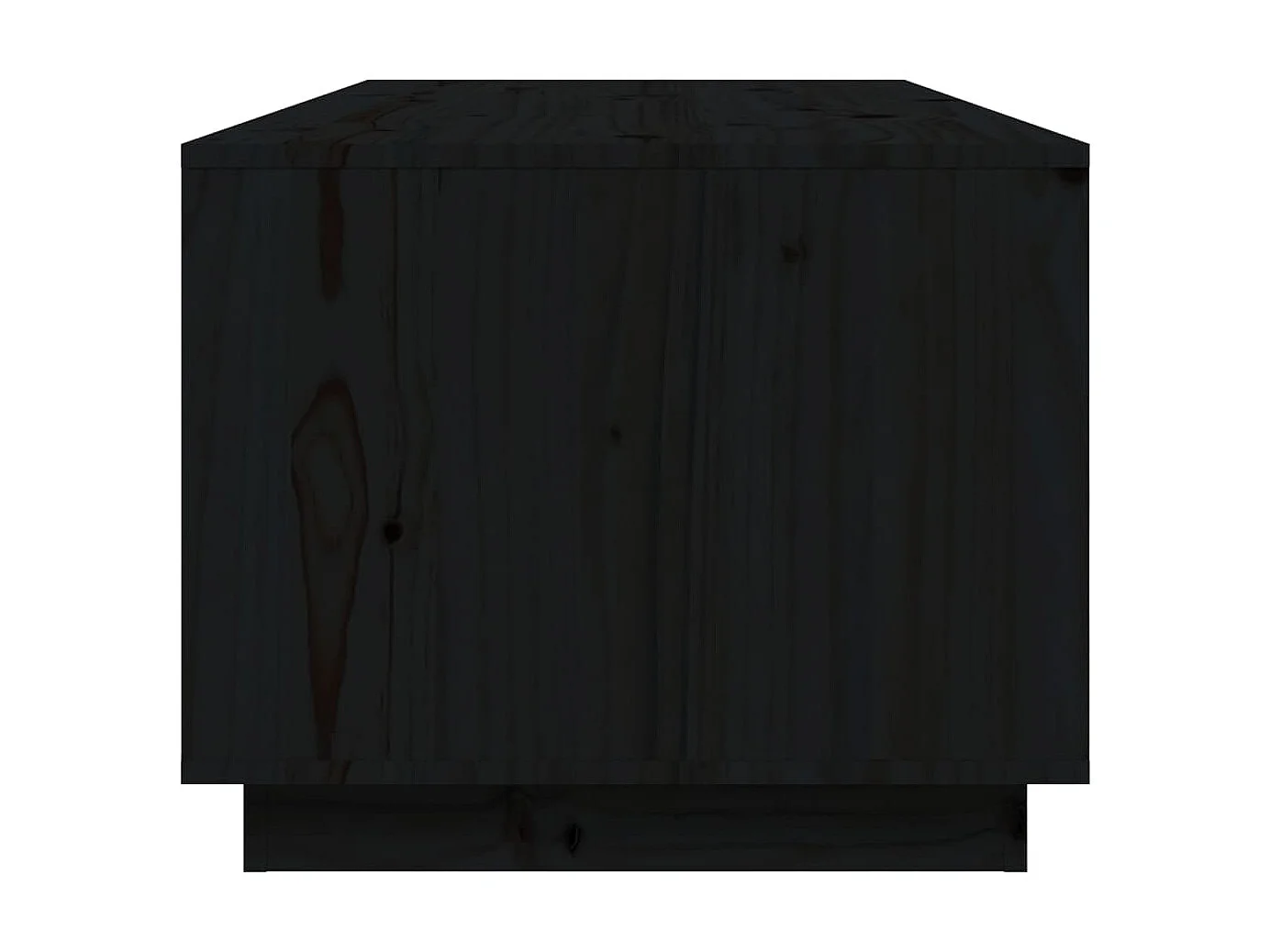 Mesa de centro Gold Negro 100x50x41 cm Madera maciza de pino