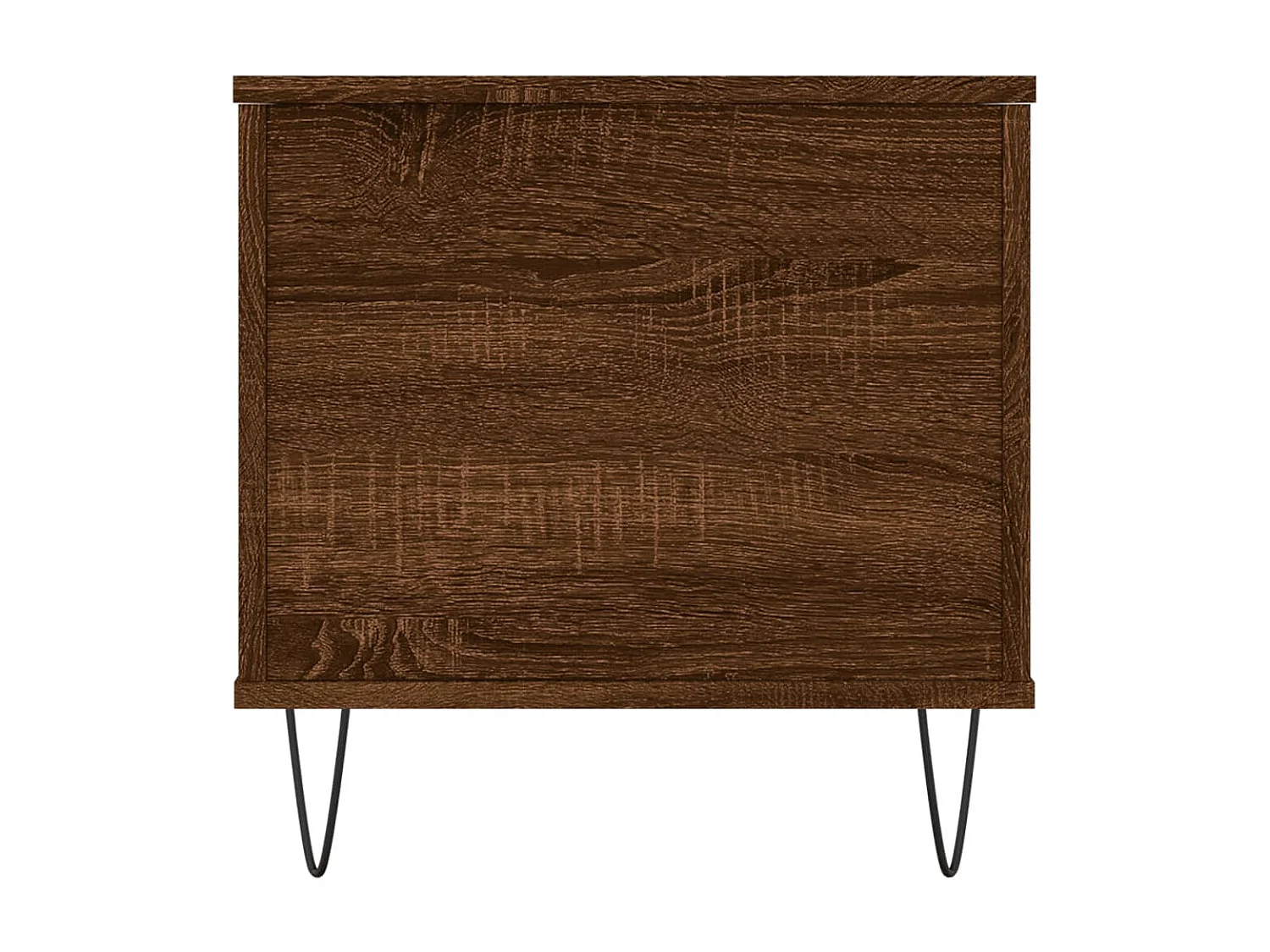 Mesa de centro dourada Carvalho castanho 90x44,5x45 cm Madeira artificial