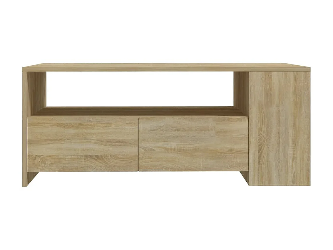 Tavolino Gold Rovere Sonoma 102x55x42 cm MDF