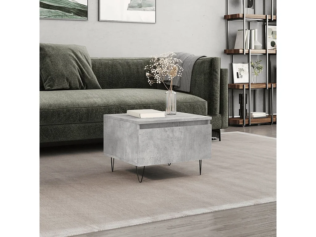 Gold Betongrijze salontafel 50x46x35 cm samengesteld hout