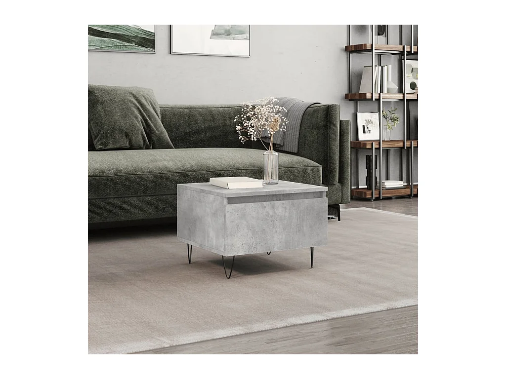 Gold Betongrijze salontafel 50x46x35 cm samengesteld hout