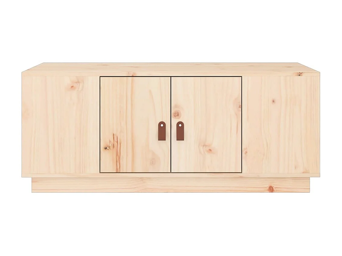 Tavolino Gold 100x50x41 cm Legno di pino massiccio