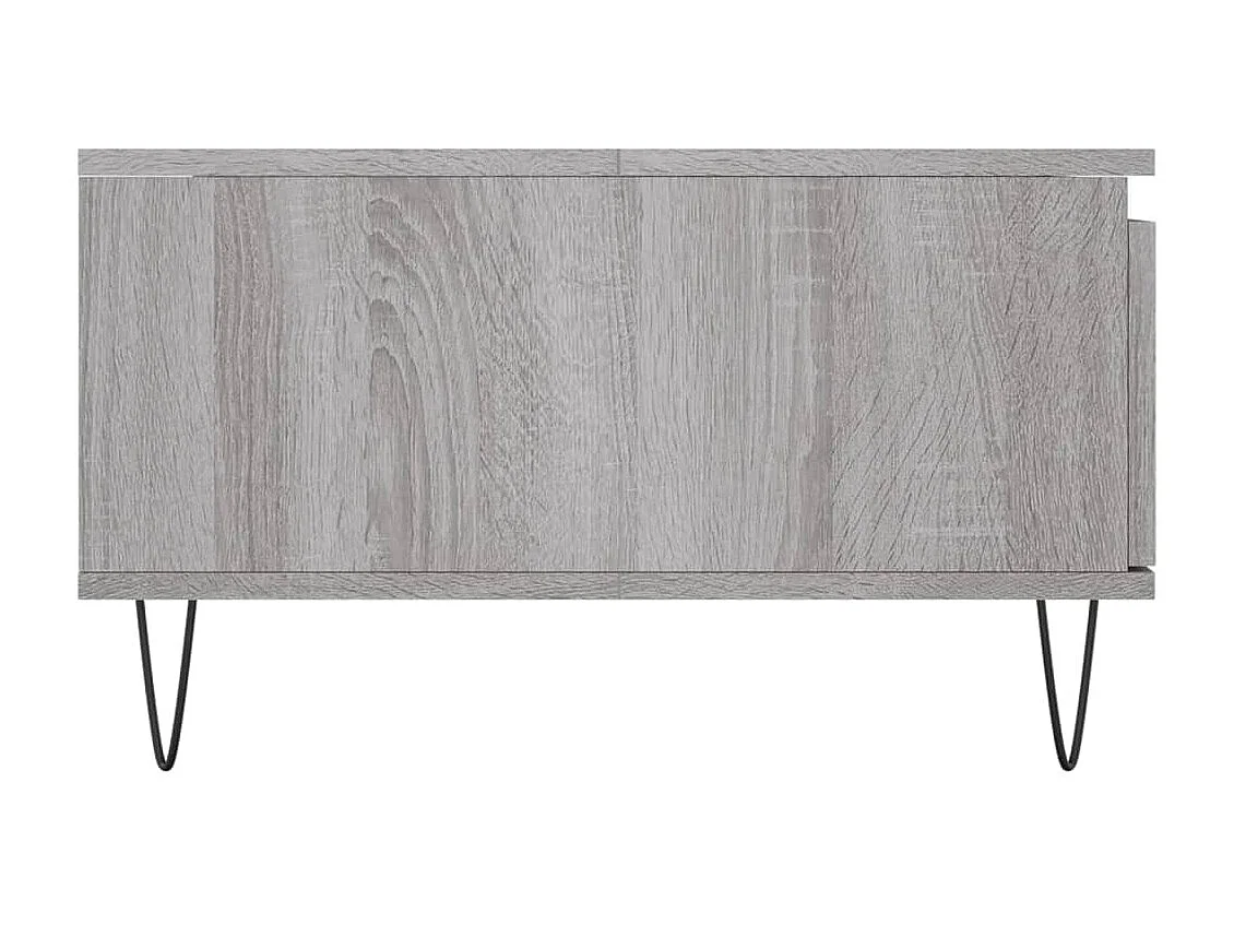 Tavolino grigio Gold Sonoma 90x60x35 cm in multistrato