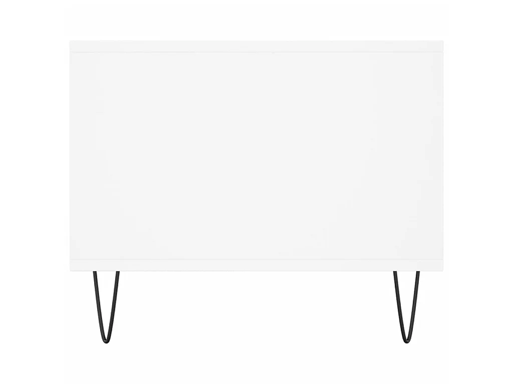 Mesa de centro Gold blanca 90x50x40 cm de madera contrachapada