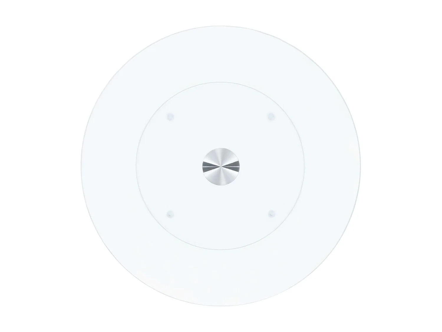 Mesa de centro Gold Transparente 40 cm Vidrio templado