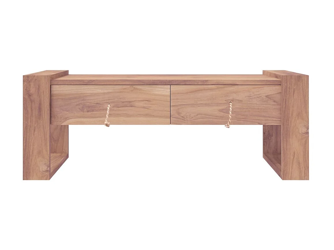 Table basse 110 x 60 x 40 cm Bois de teck massif
