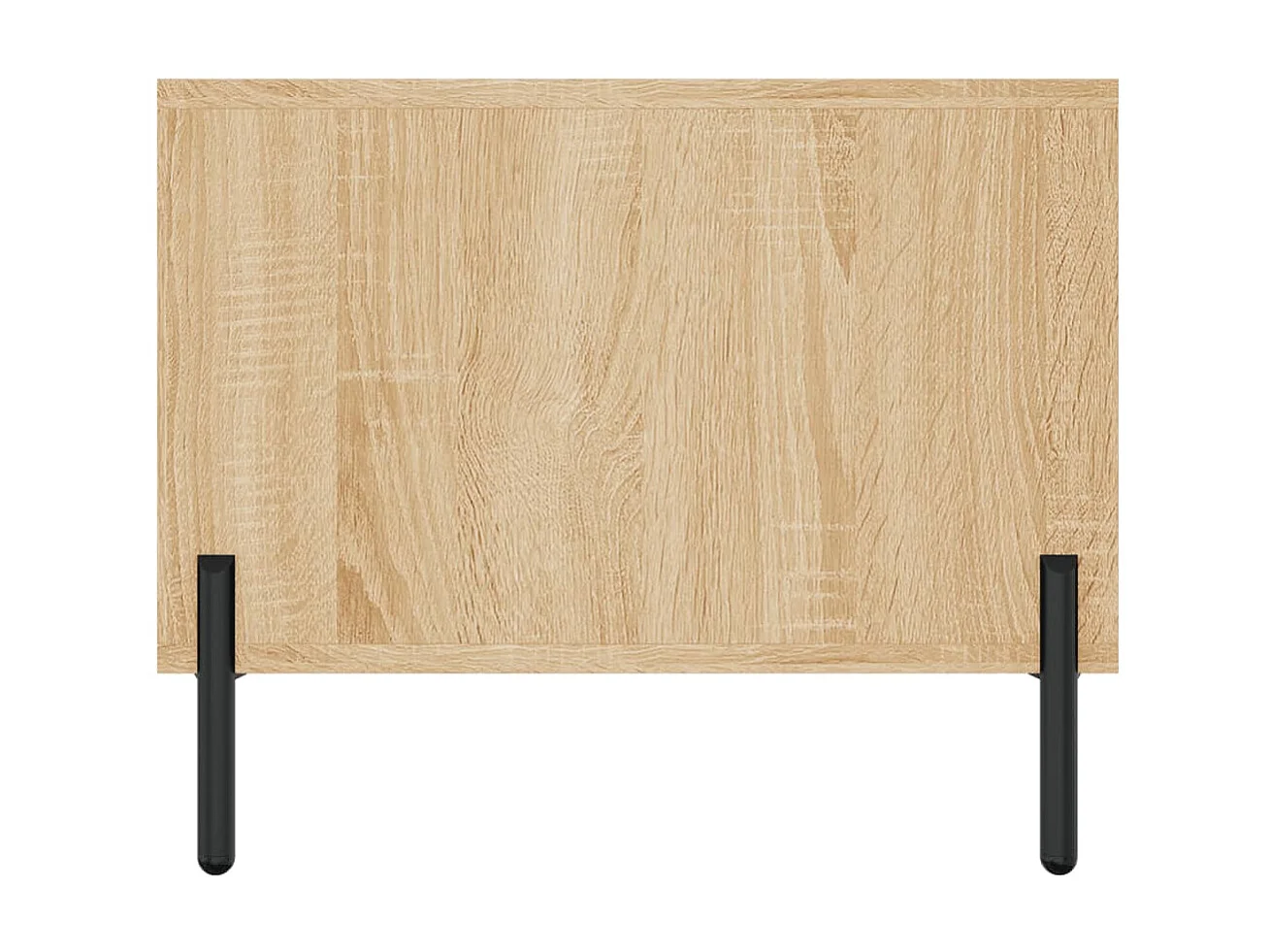 Goldfarbener Couchtisch aus Sonoma-Eiche, 102 x 50 x 40 cm, Holzwerkstoff