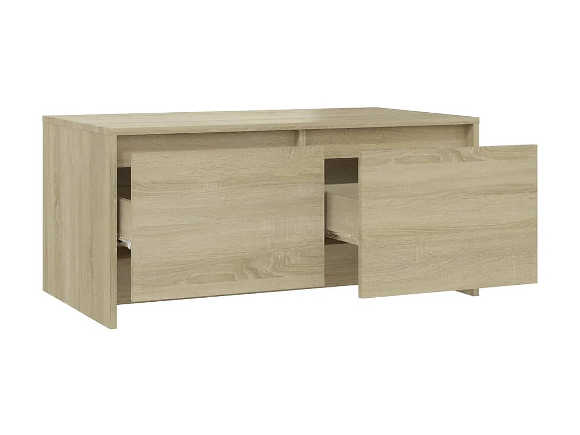 Table basse Chêne Sonoma 90x50x41,5 cm Aggloméré