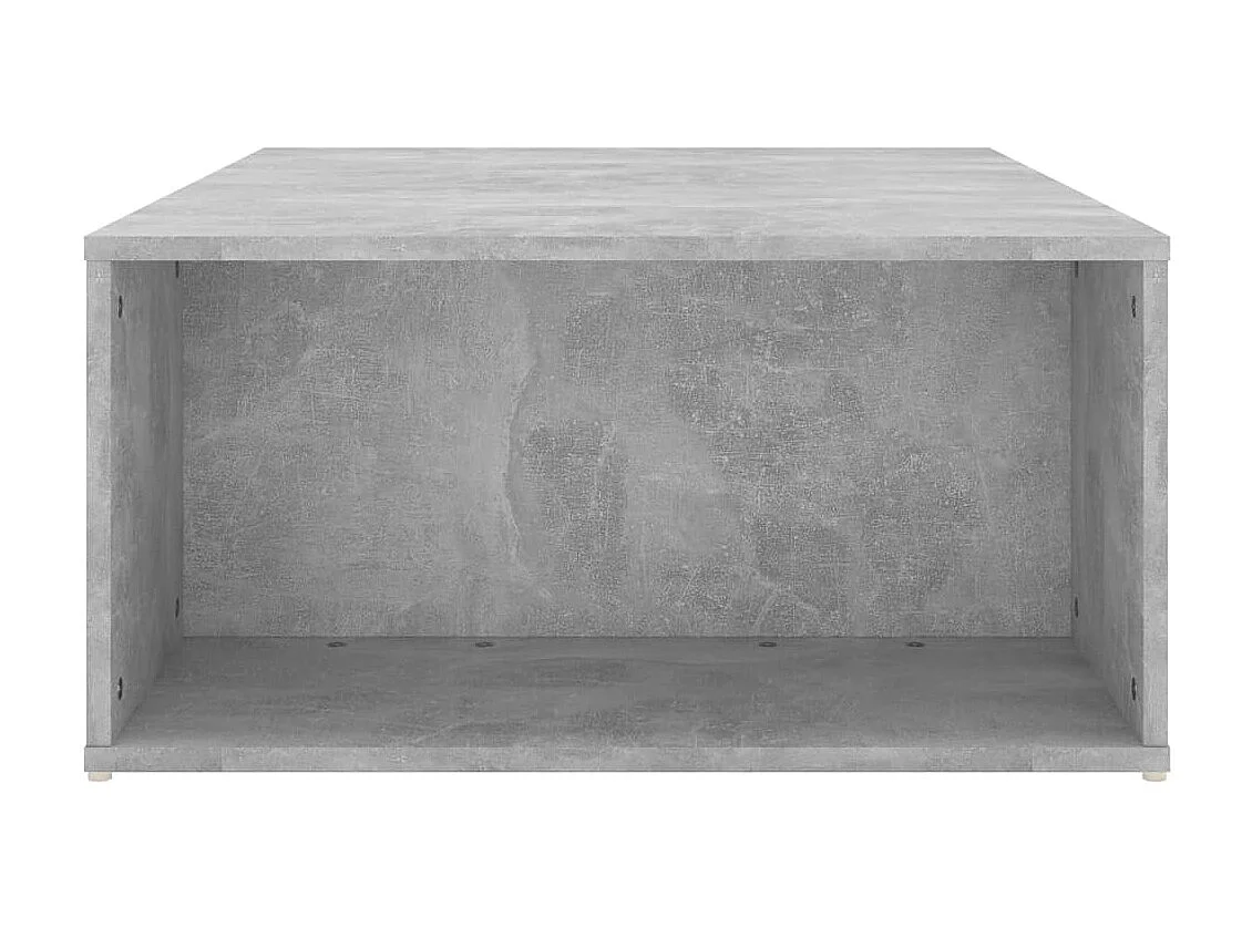 Mesa de centro dourada concreto cinza 90x67x33 cm aglomerado