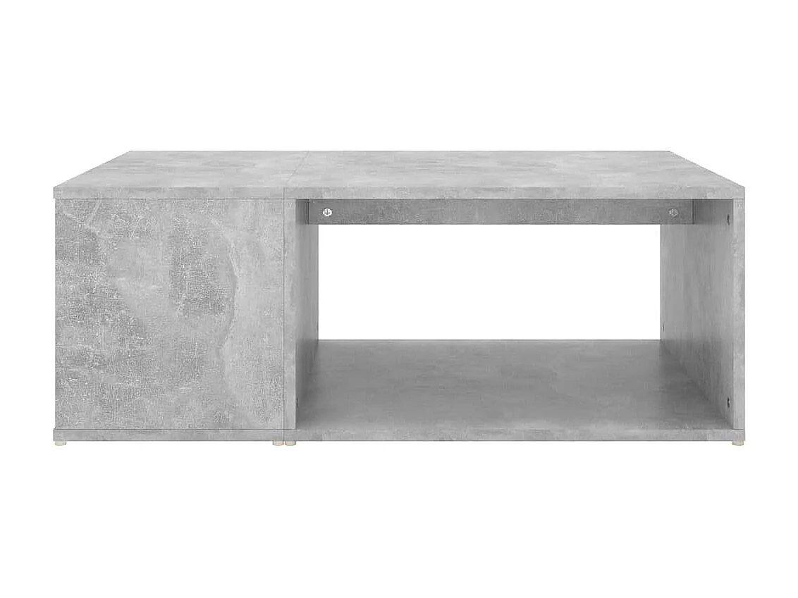 Table basse Gris béton 90x67x33 cm Aggloméré