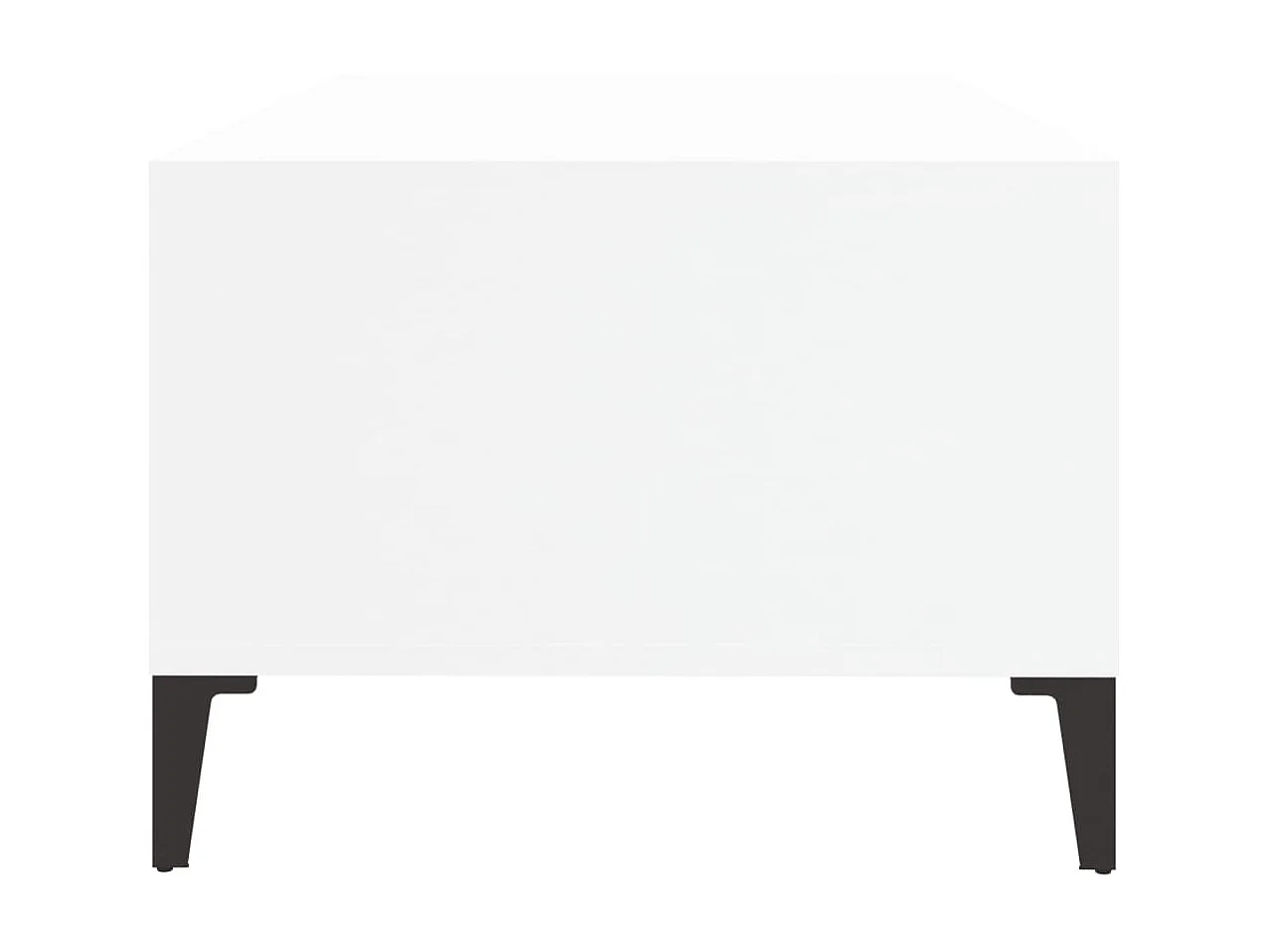 Tavolino Gold Bianco 90x50x36,5 cm MDF